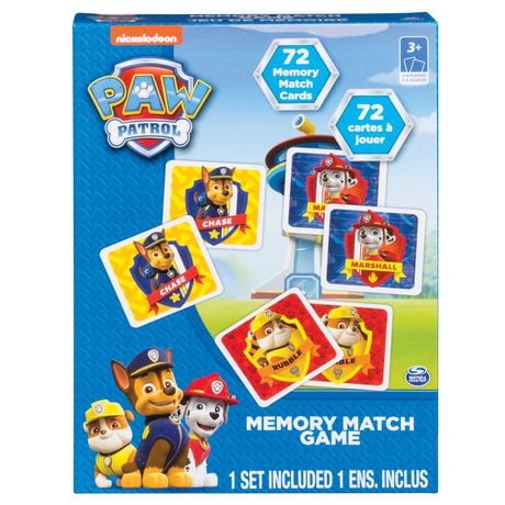 PAW Patrol Memory Match Game Walmart Canada