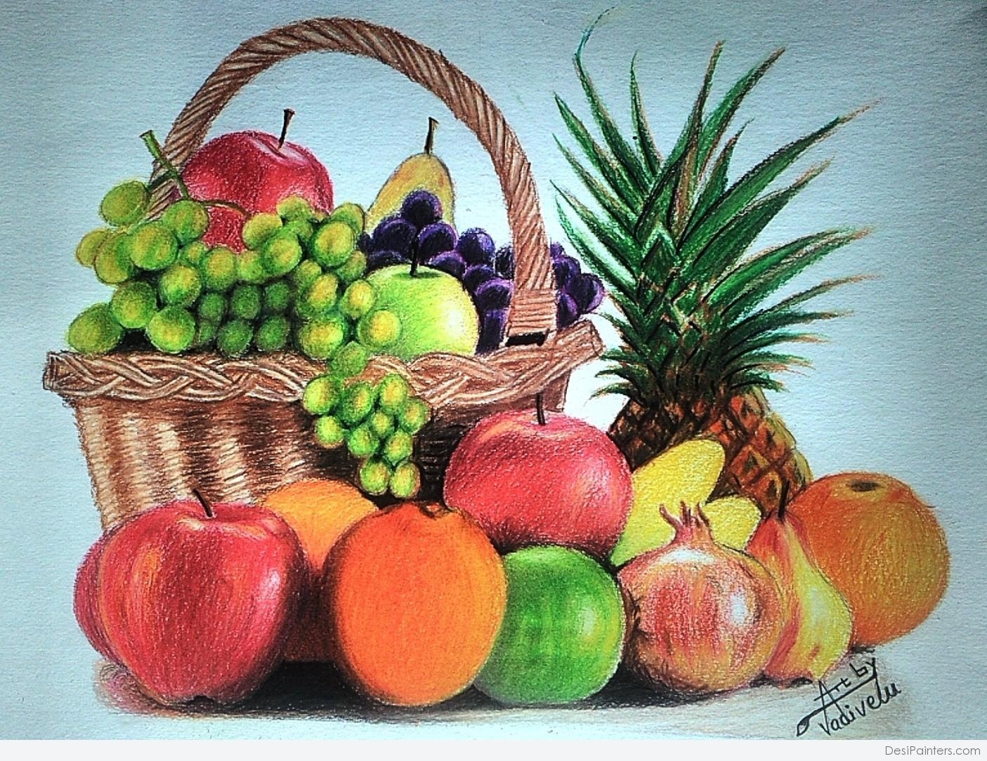 fruit pictures to color