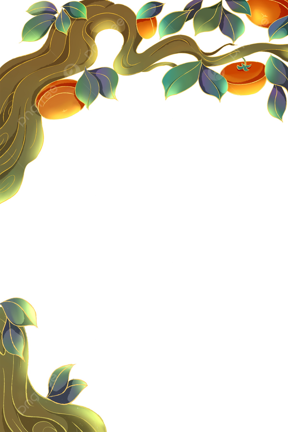Persimmon Tree Fruit Tree Persimmon Tree Fruit Tree Trees PNG