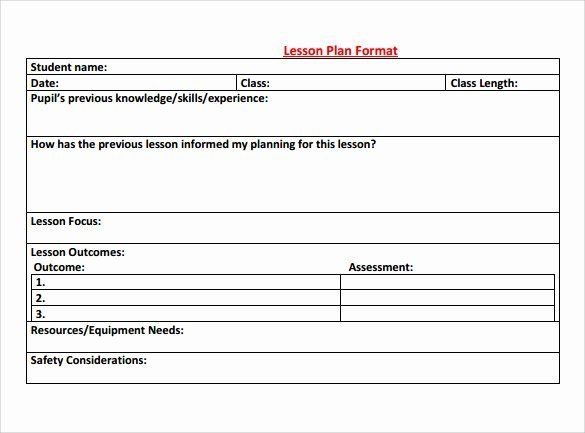 Phys Ed Lesson Plan Template Physical Education Lesson Plans Template