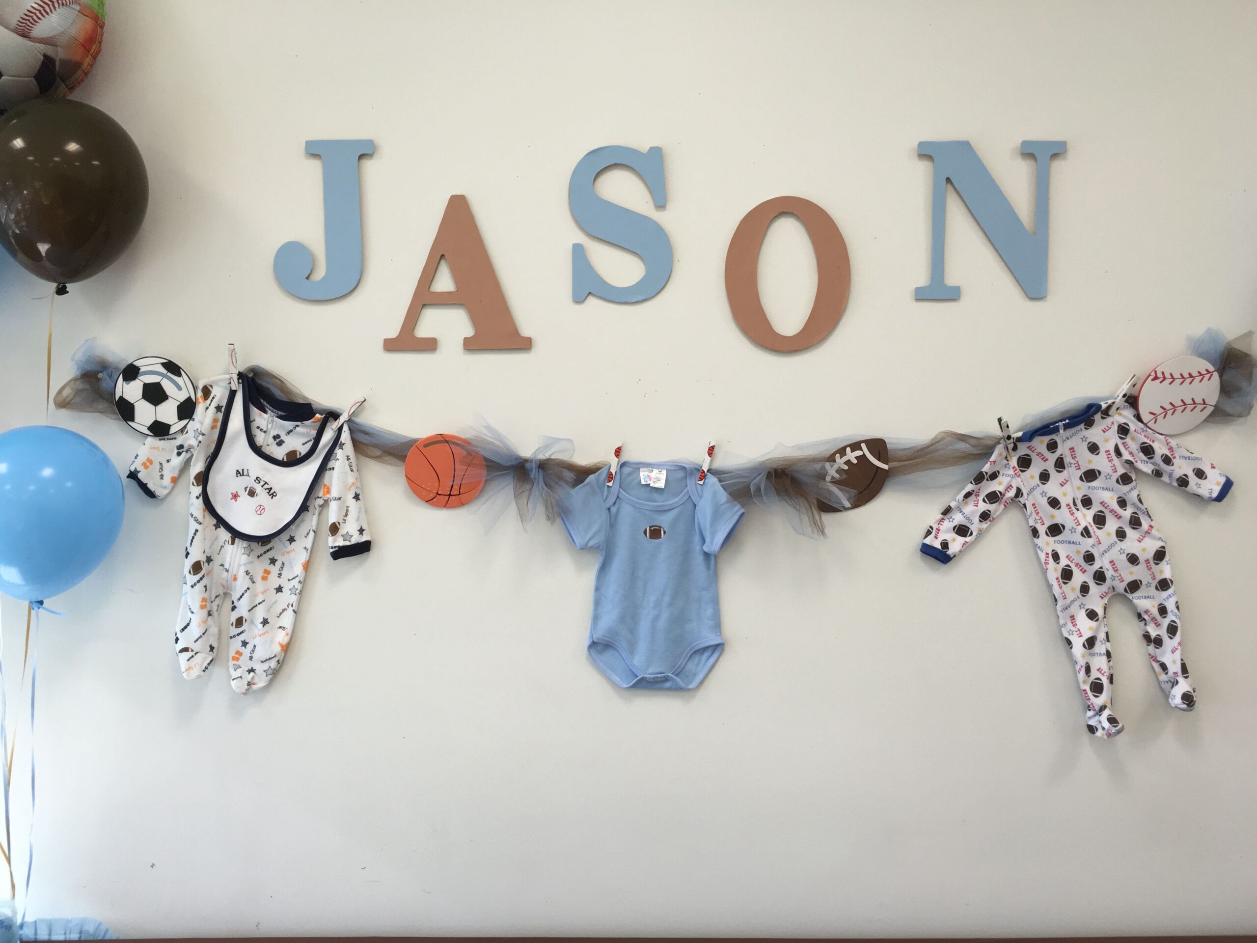 Pin By Wilnelia Martinez On Allstar Baby Shower sports Theme Sports 