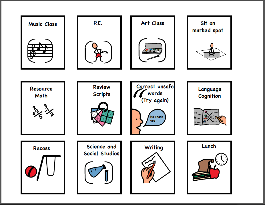 free pecs printable pictures