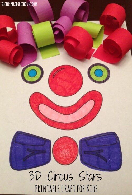 circus printable activities