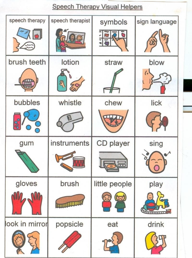 free printable autism picture cards