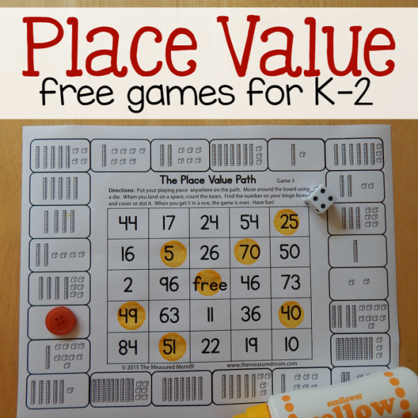 free place value games 5th grade printable