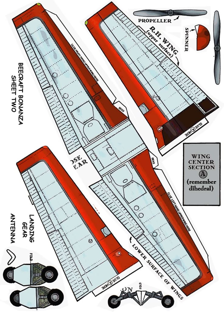 Plane Cut Out Template Printable Calendars AT A GLANCE