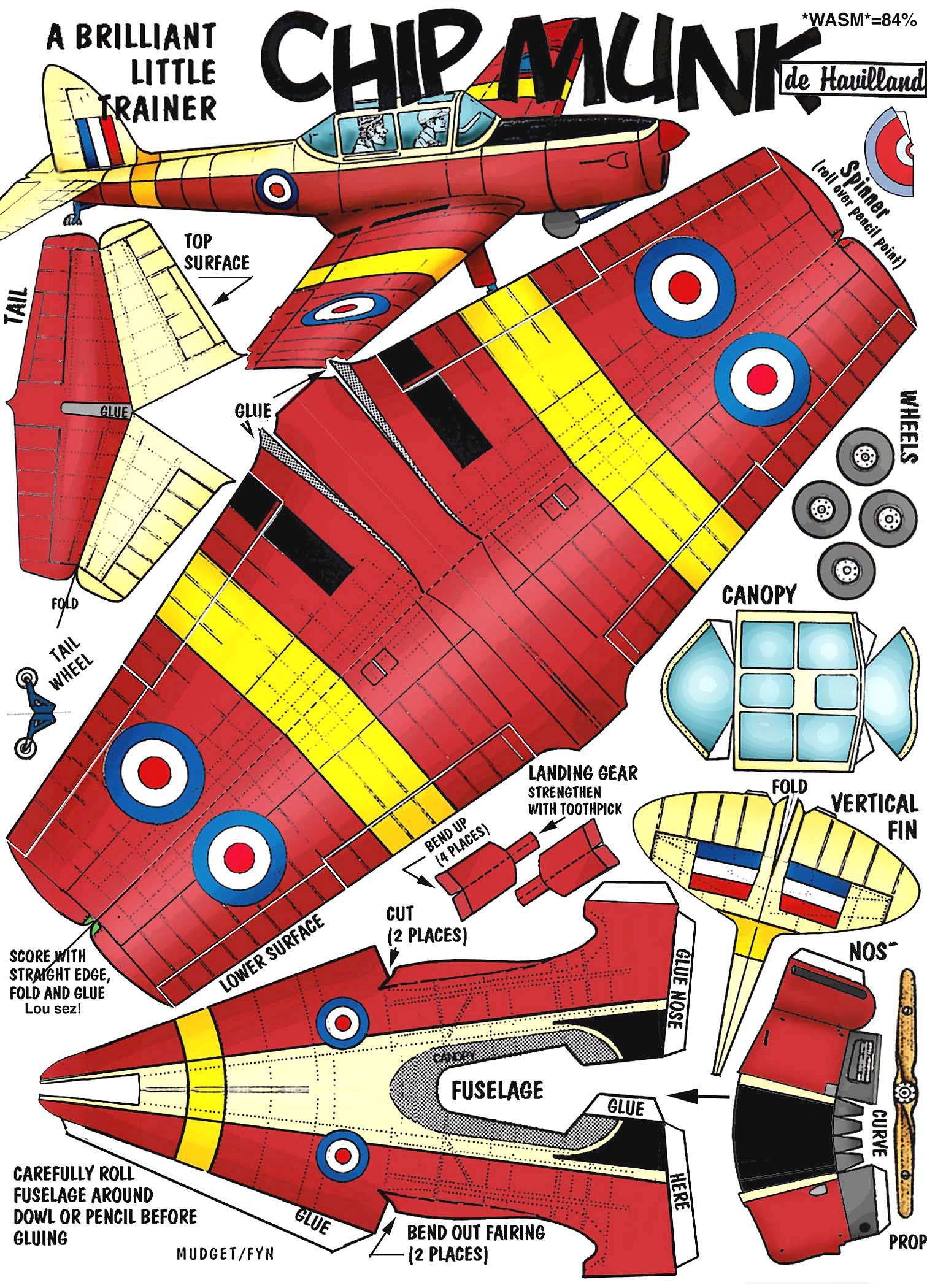 Plane Cut Out Template Printable Calendars AT A GLANCE
