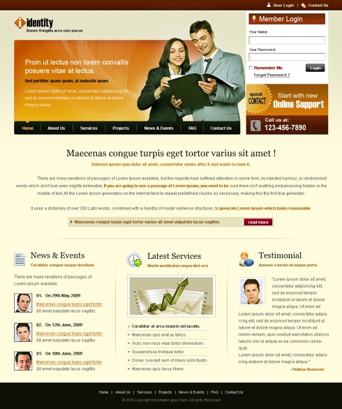 Planning Web Template 6351 Business Website Templates DreamTemplate