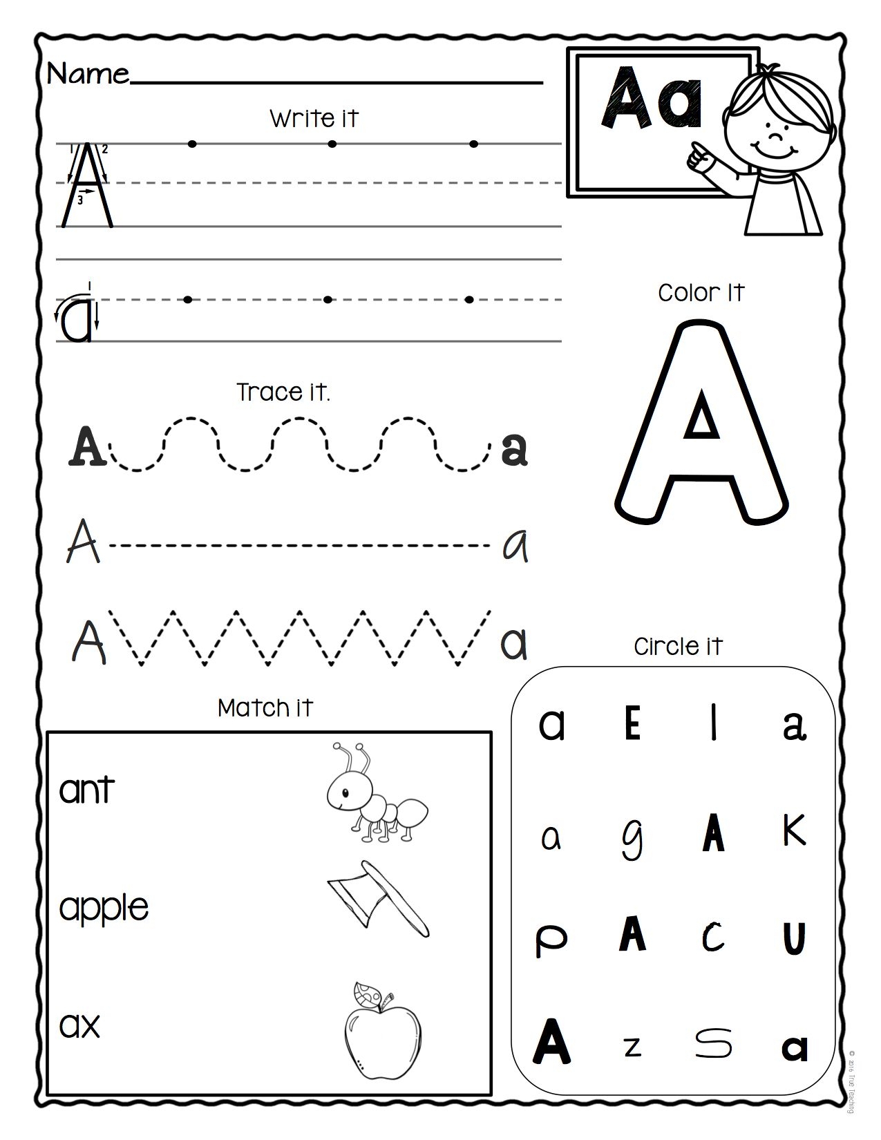 Prek Printable Fun