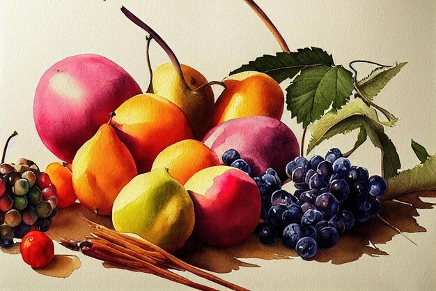 Premium Photo Fruits And Vegetables Color Art