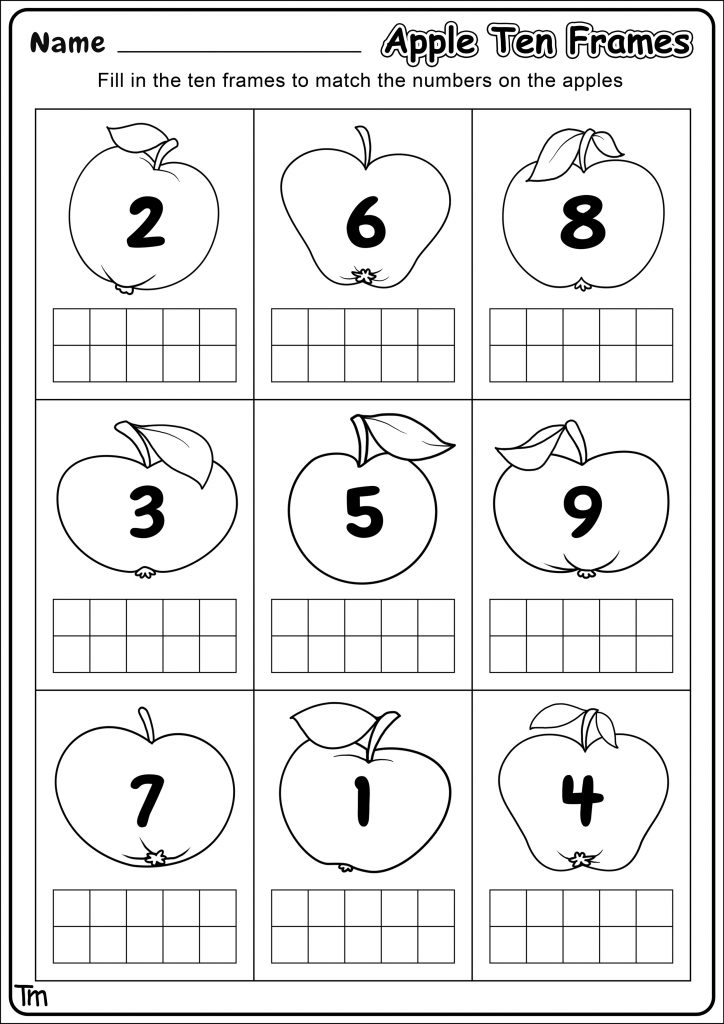 free preschool math games printables