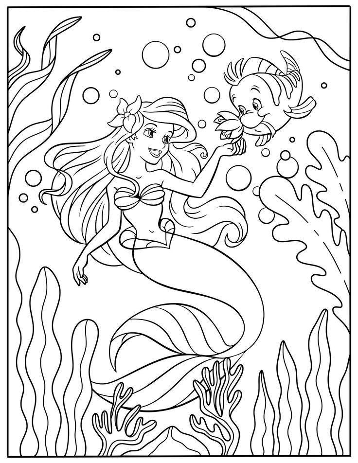 Princess Ariel Printable Coloring Pages Dev onallcylinders