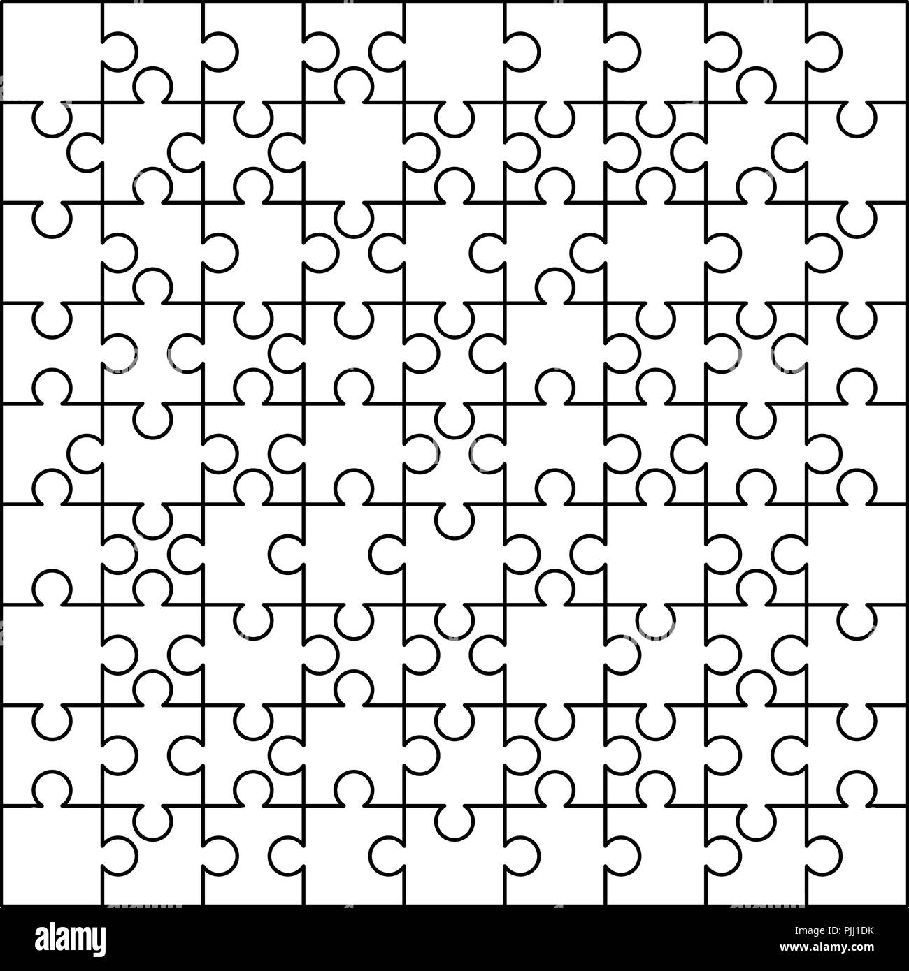 8x11 puzzle template