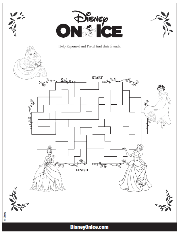 disney printable activity sheets