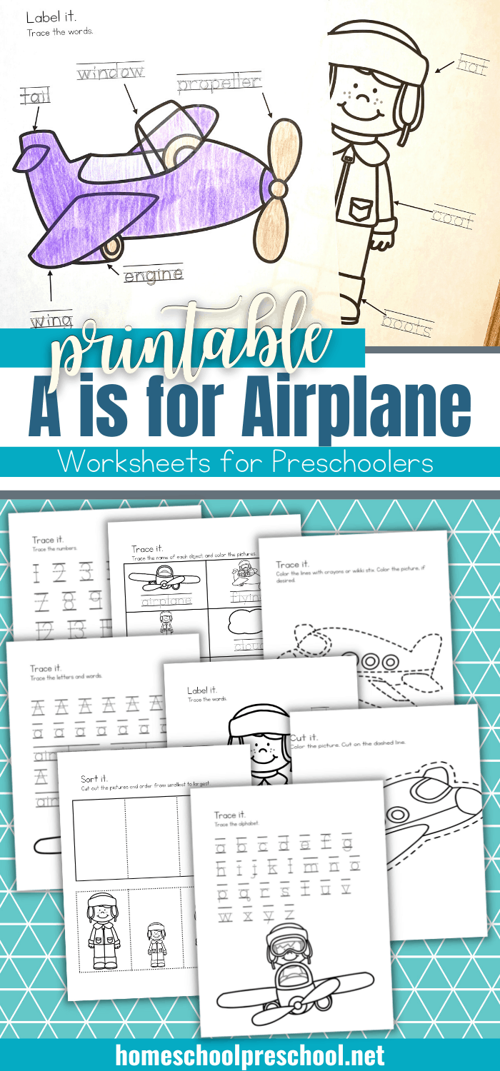 free printable airplane activities