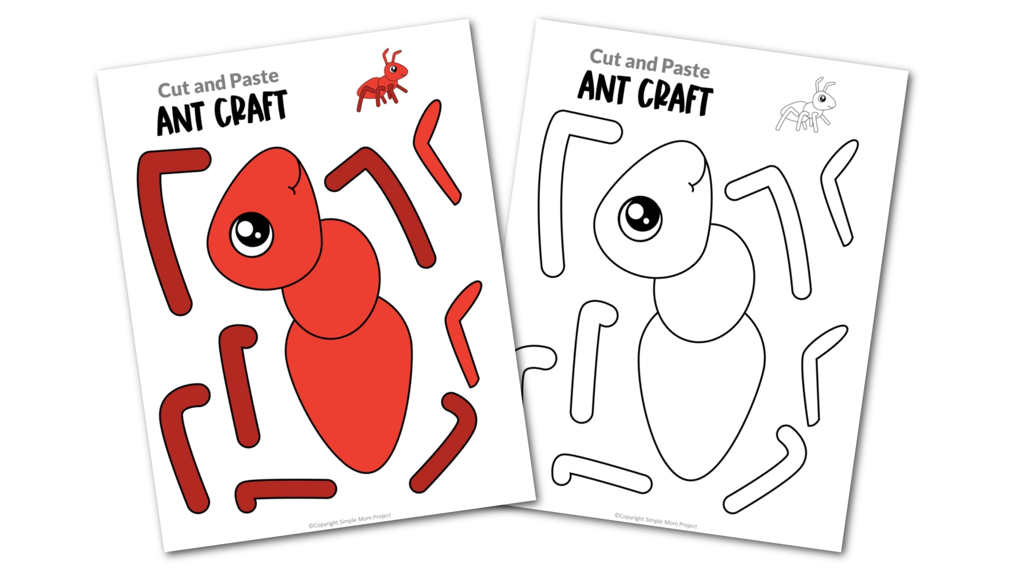 Printable Ant Craft Template