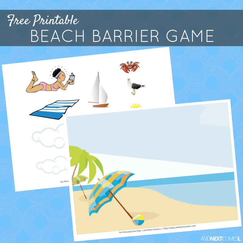free printable barrier games for kids
