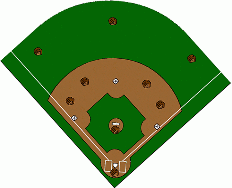 baseball field printable picture