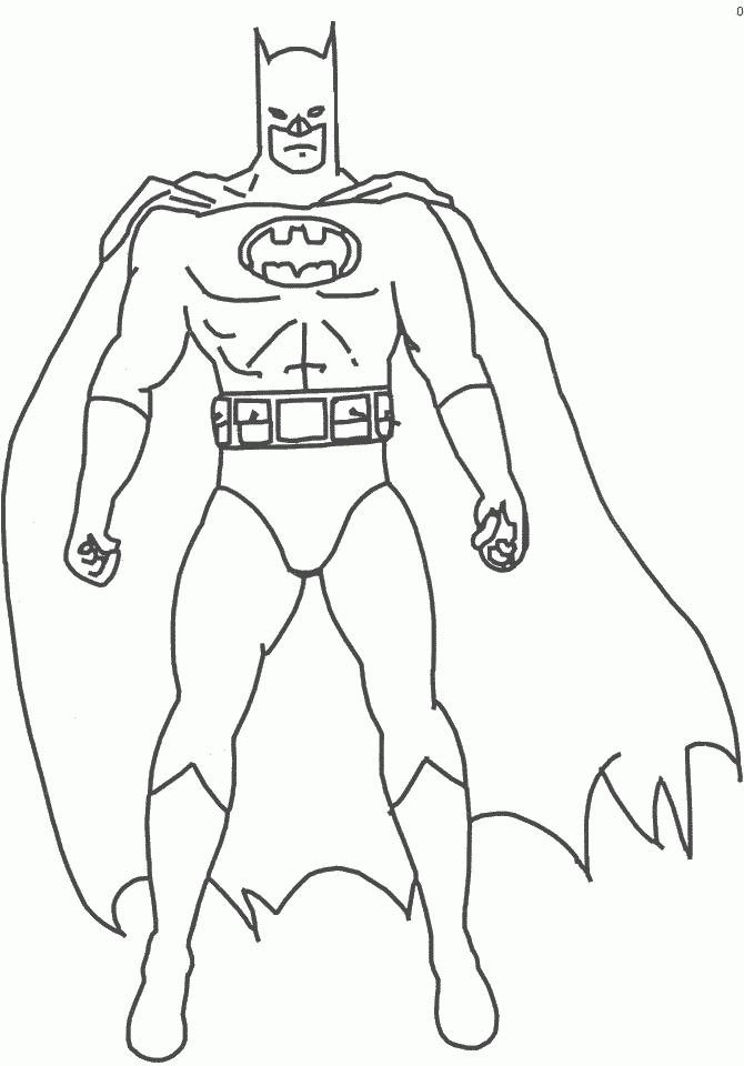 Printable Batman Coloring Pages Coloring Home