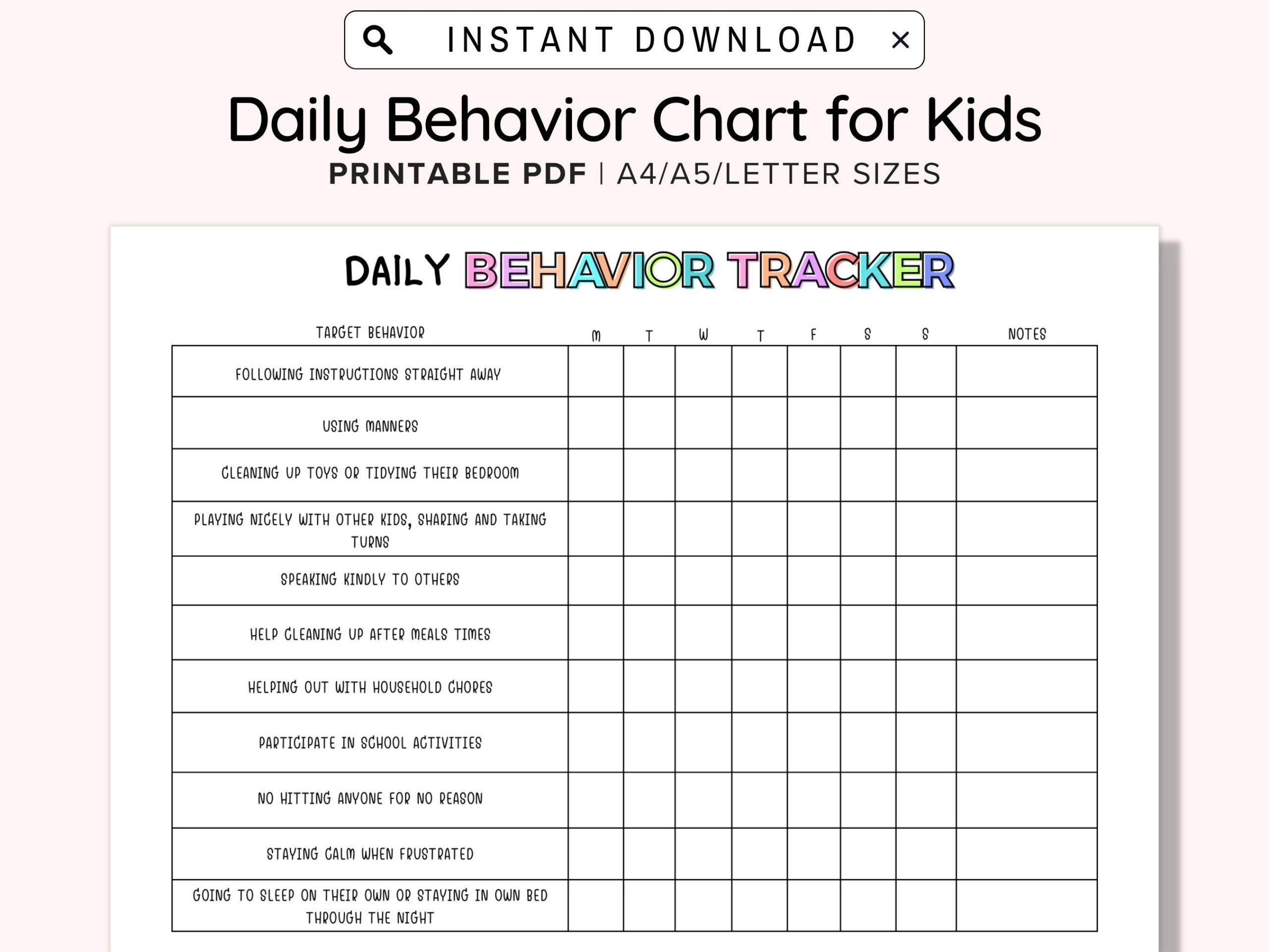 free printable behavior picture cards