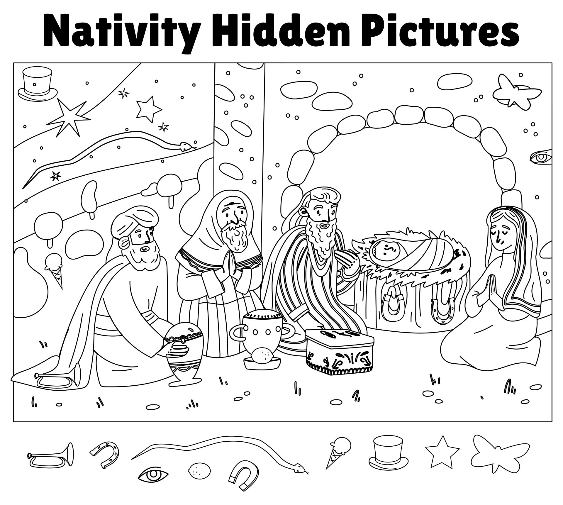 Printable Bible Hidden Object Games