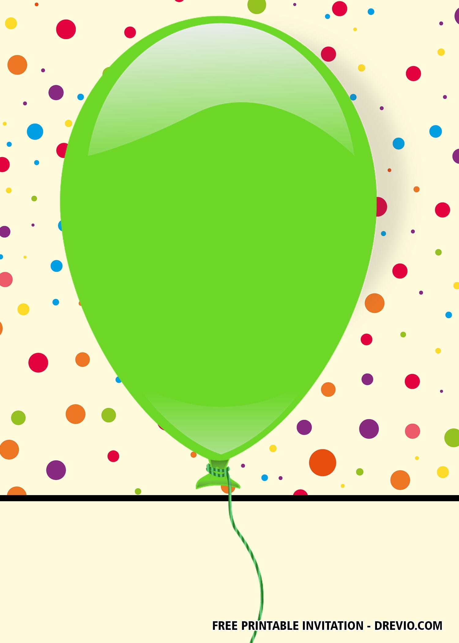 Printable Birthday Balloons