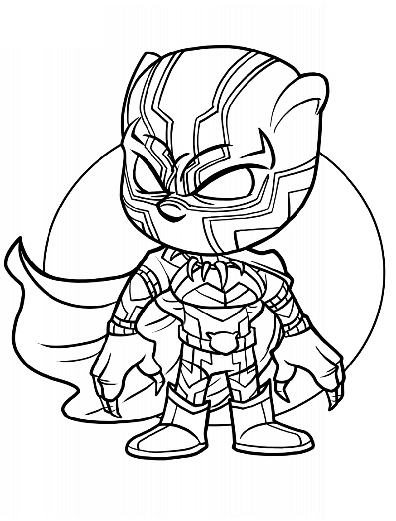 black panther printable pictures