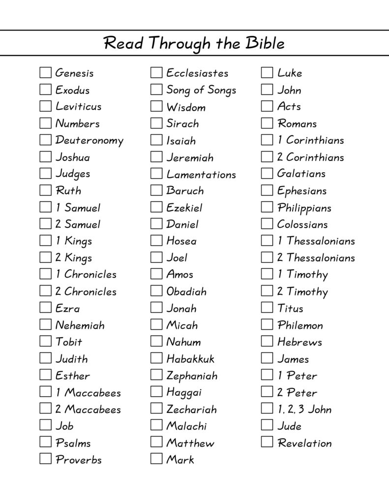 Printable Books Of The Bible Pdf We Love Printables