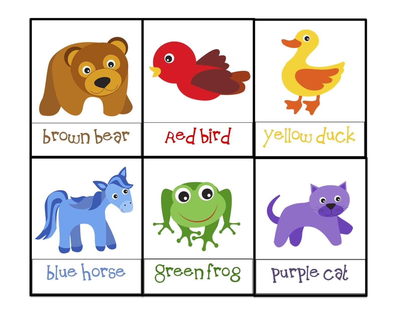 brown bear brown bear pictures printable