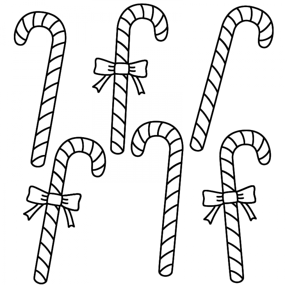 free printable pictures of candy canes