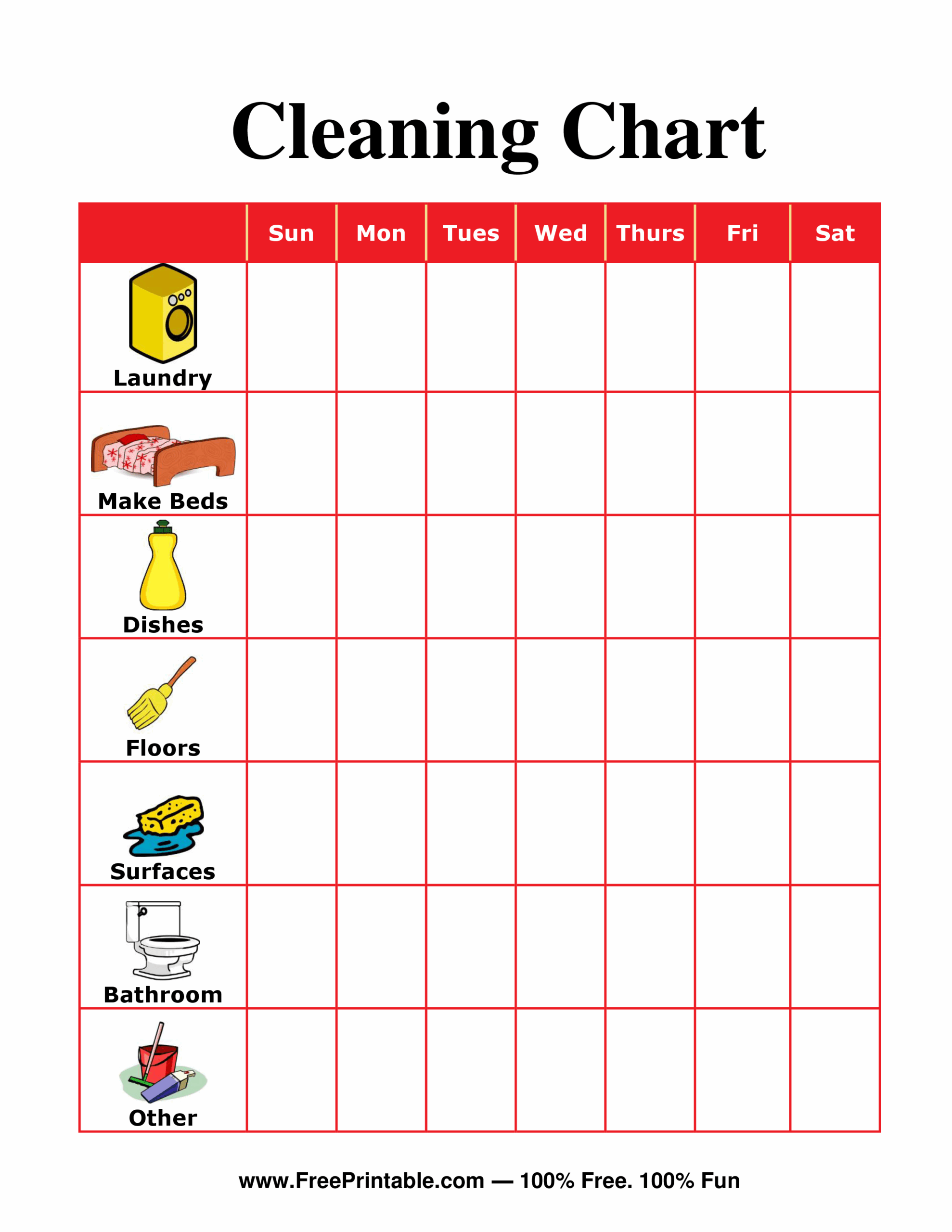 Printable Chore Chart Printable Chore Chart Chore Cha Vrogue co