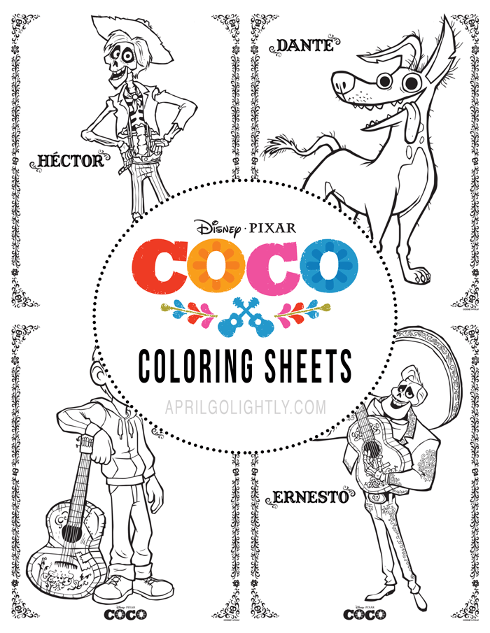 Printable Coco Movie Worksheet