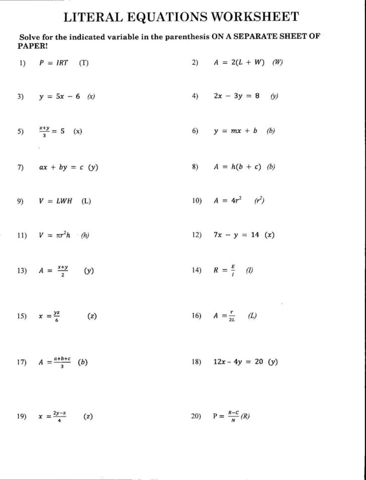 Printable College Math Worksheets 159 Lyana Worksheets