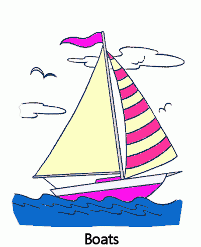 Printable Coloring Pages Of Boats