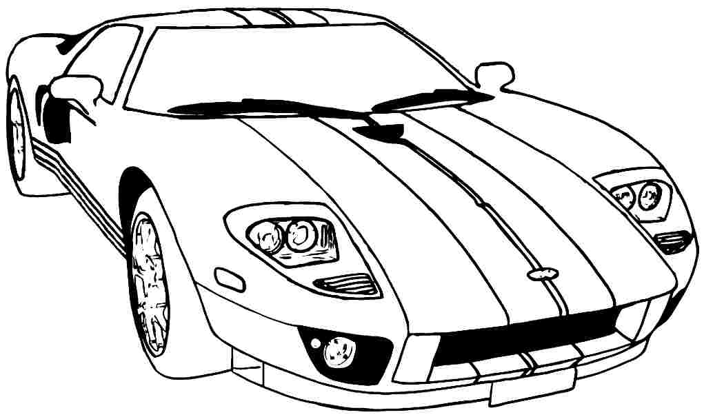 free printable colouring pictures of cars