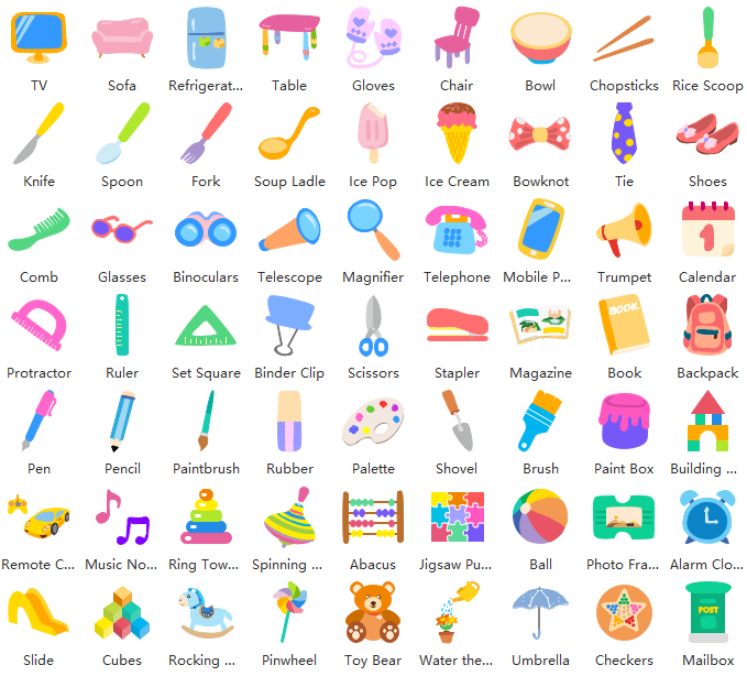 Printable Common Objects