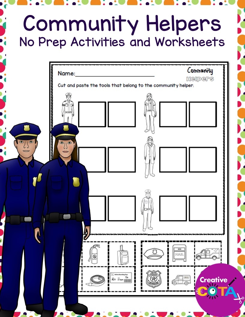 Printable Community Helpers Worksheets Confopay