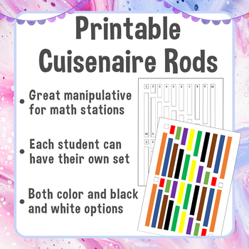 cuisenaire rods printable activities