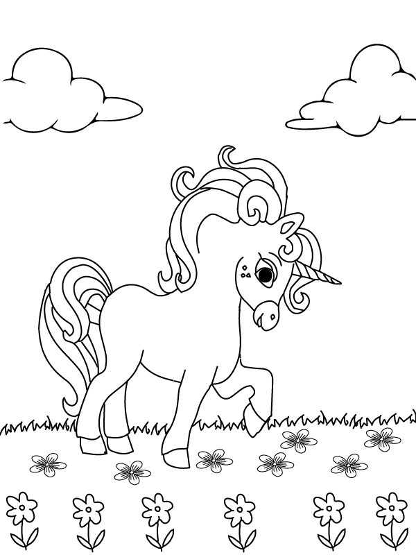 cute unicorn printable pictures
