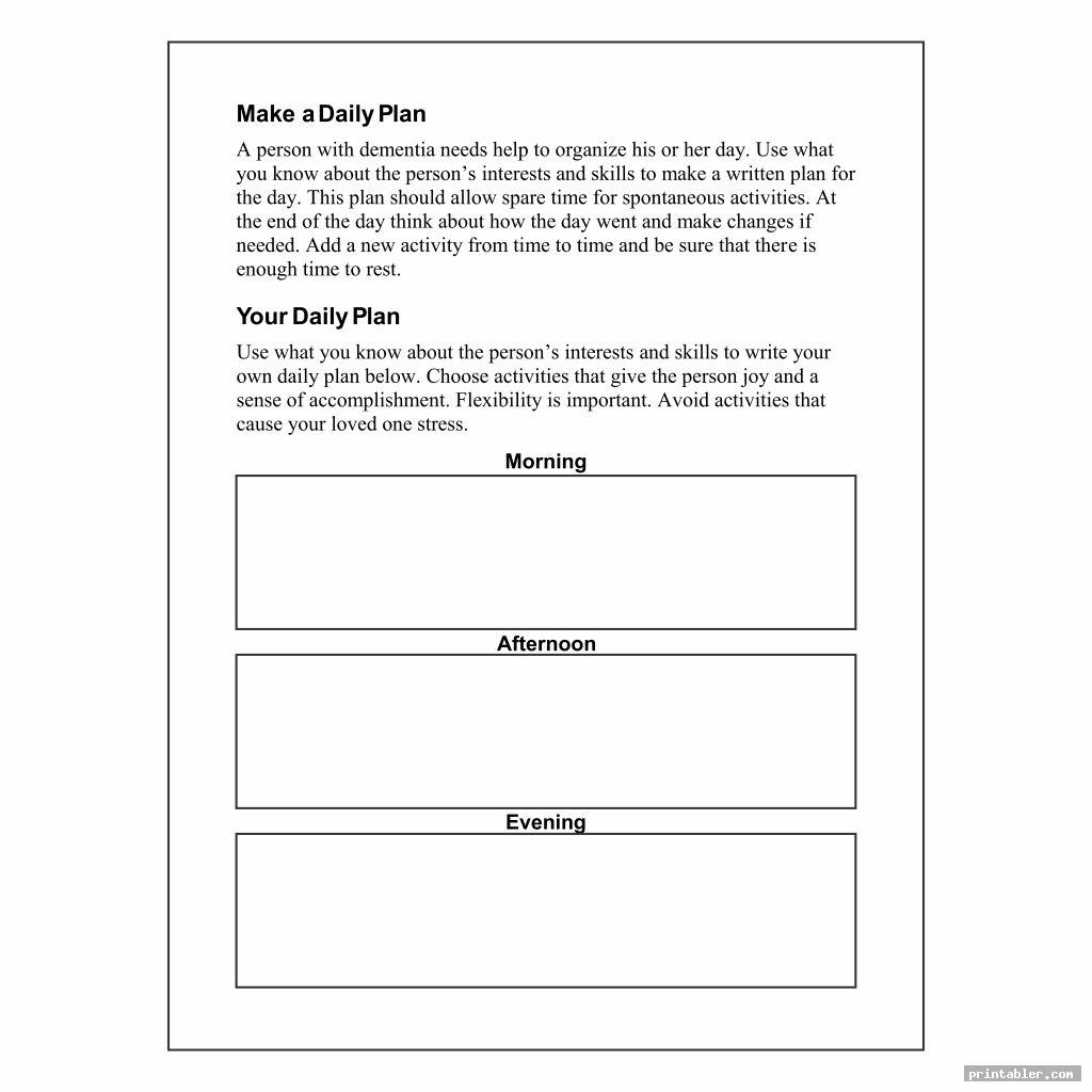 Printable Dementia Activities Gridgit