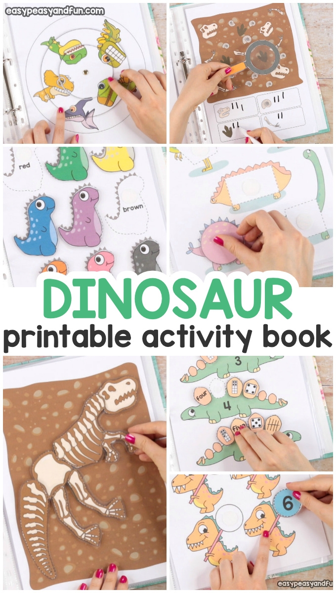 dinosaur activity book printable