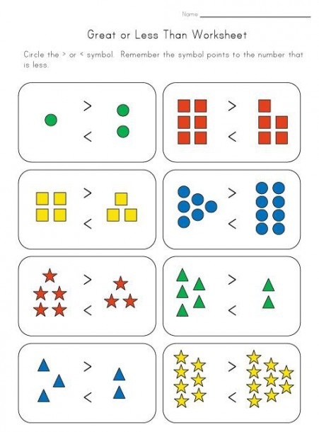 Printable Domino Math Worksheets Greater Than And Less Than