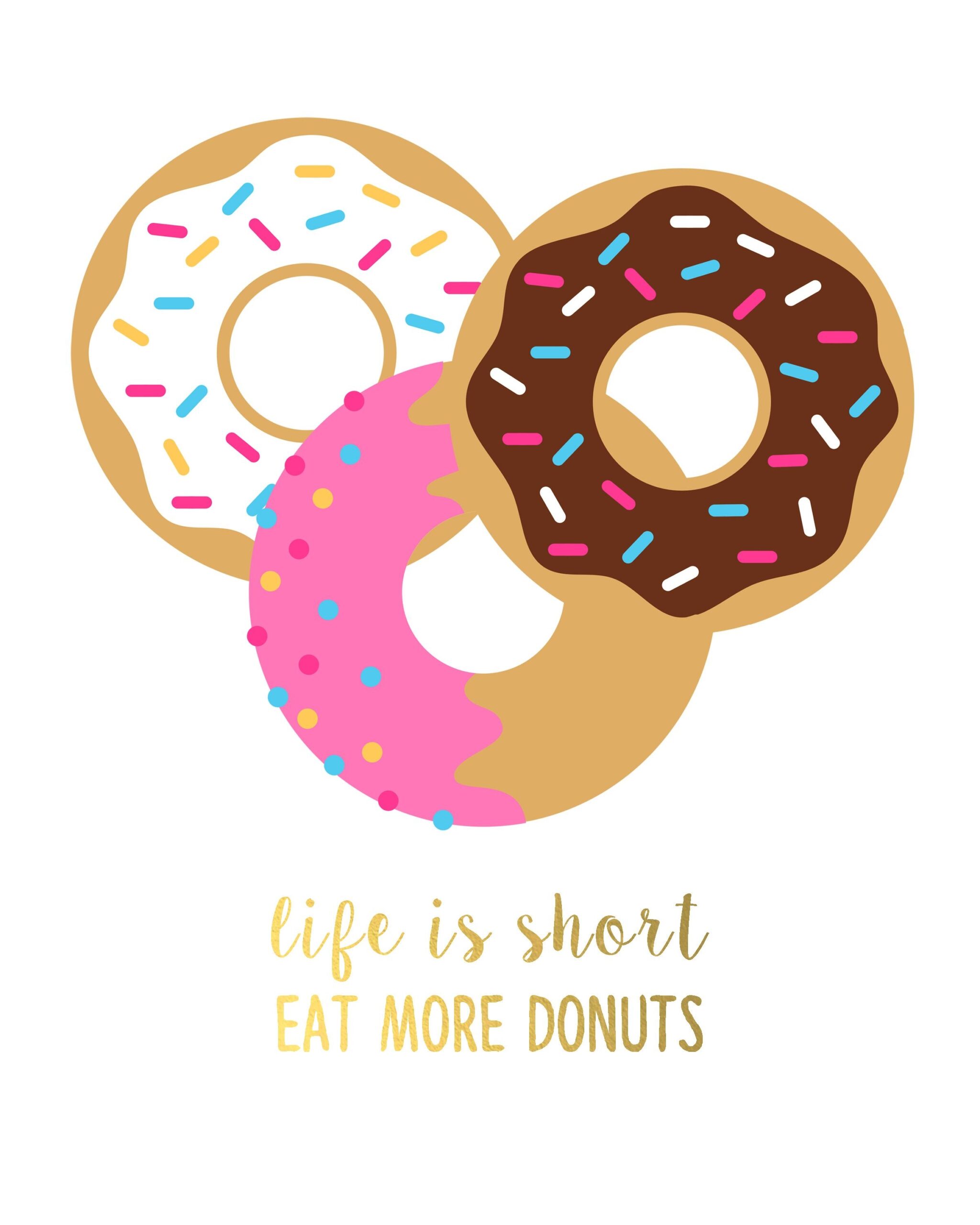free printable donut pictures