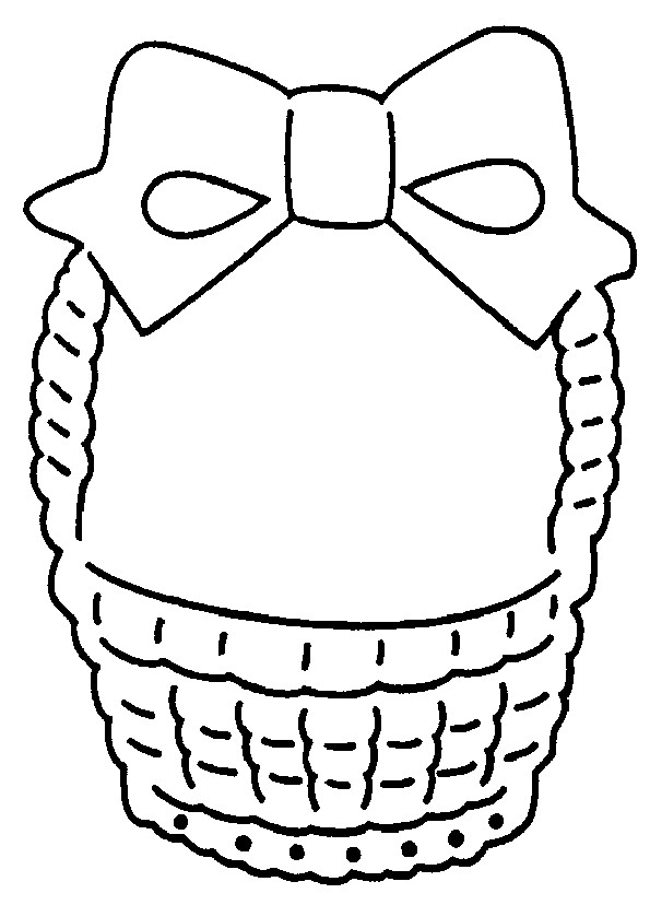 Printable Easter Basket Craft Template Printable Word Searches