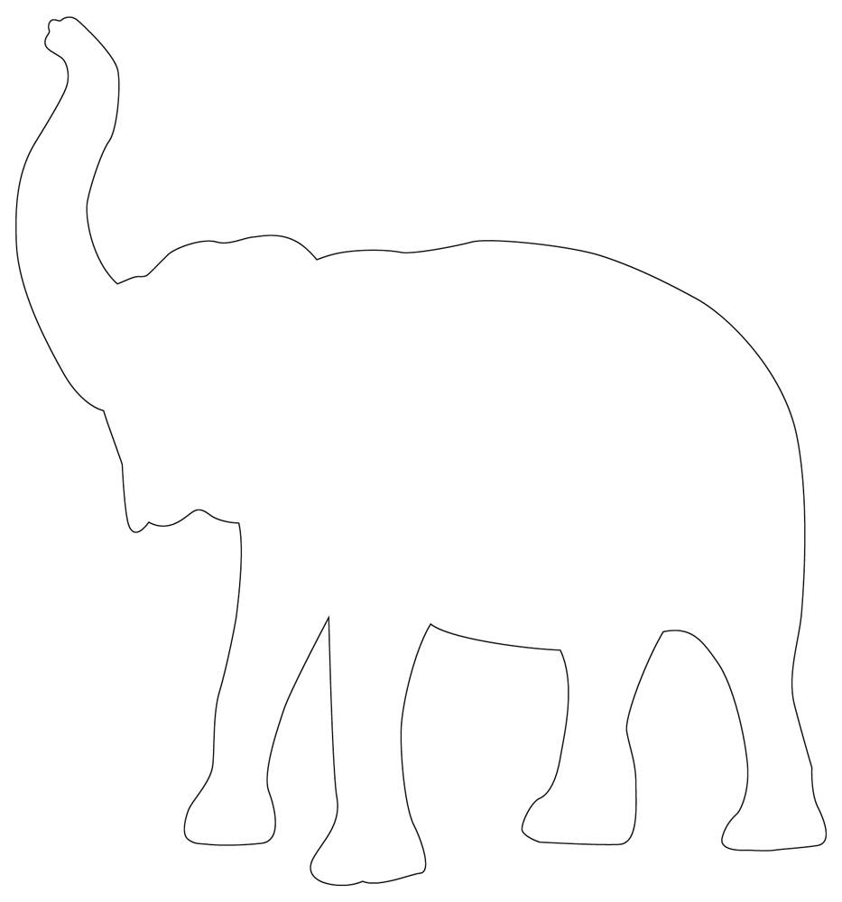 free printable elephant pictures