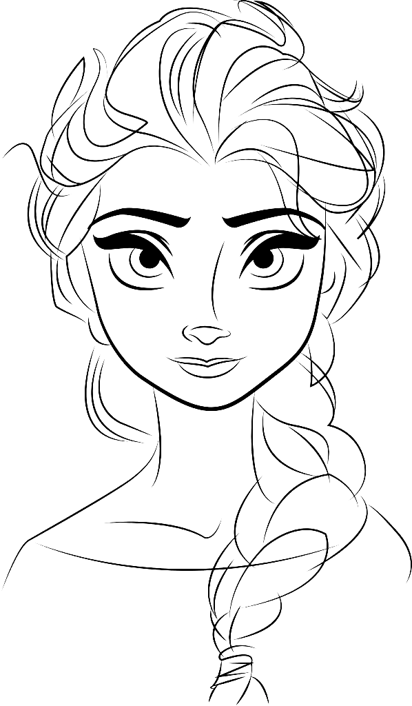 Printable Elsa Coloring Page Free Printable Coloring Pages
