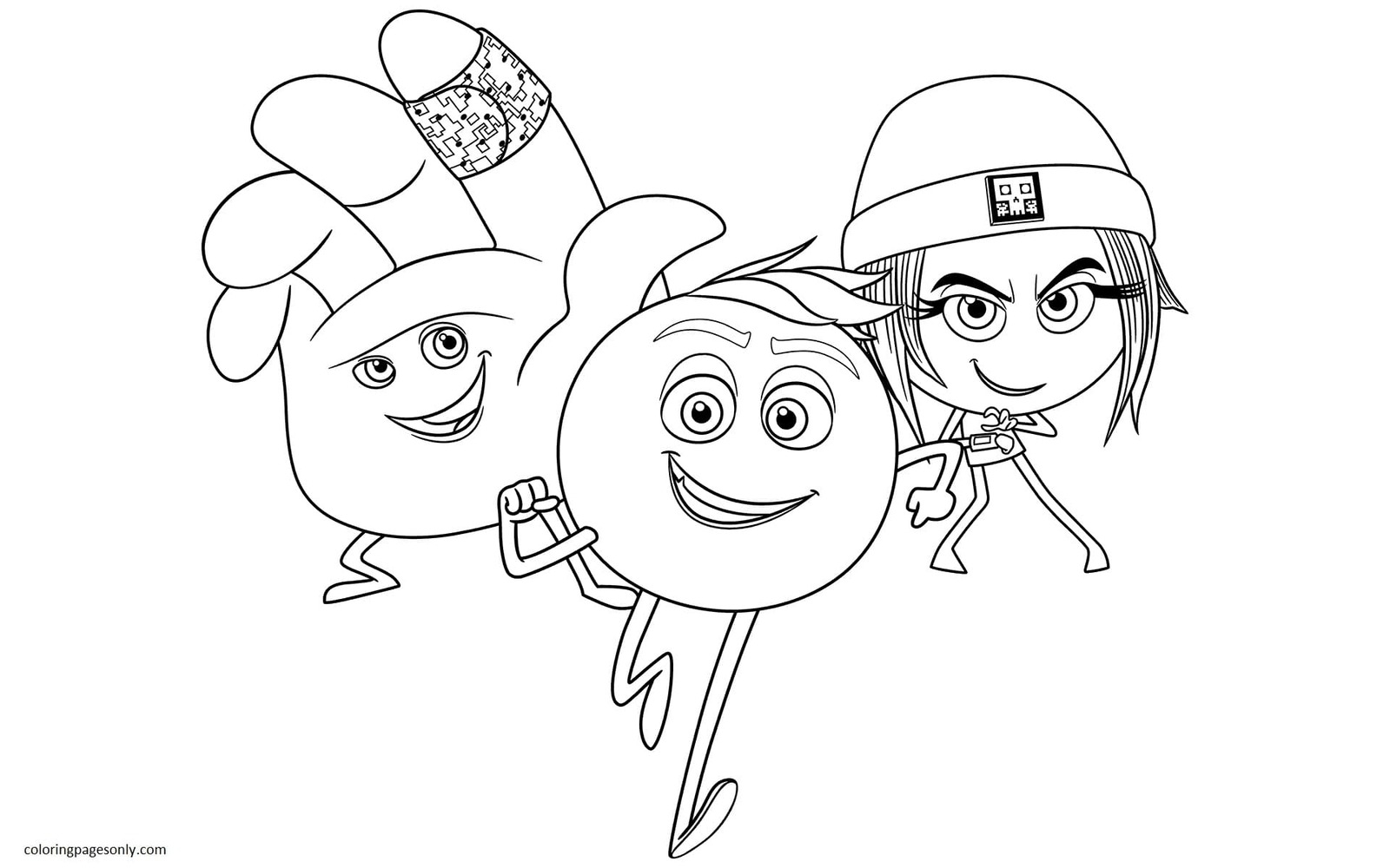 Printable Emojis Coloring Page Free Printable Coloring Pages