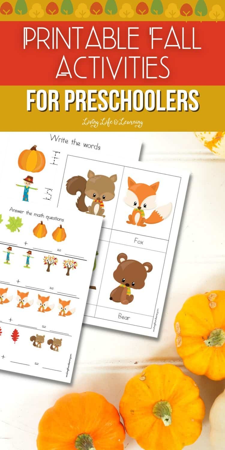 Printable Fall Activities For Preschoolers Printable Free Templates