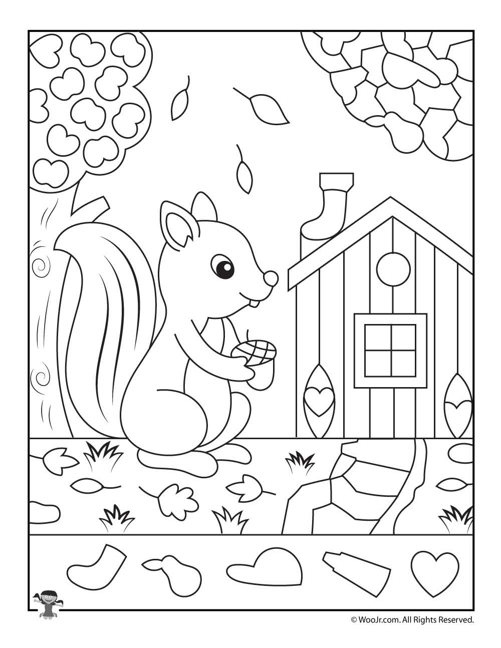 Printable Fall Hidden Picture Activity Sheets For Kids Woo Jr Kids