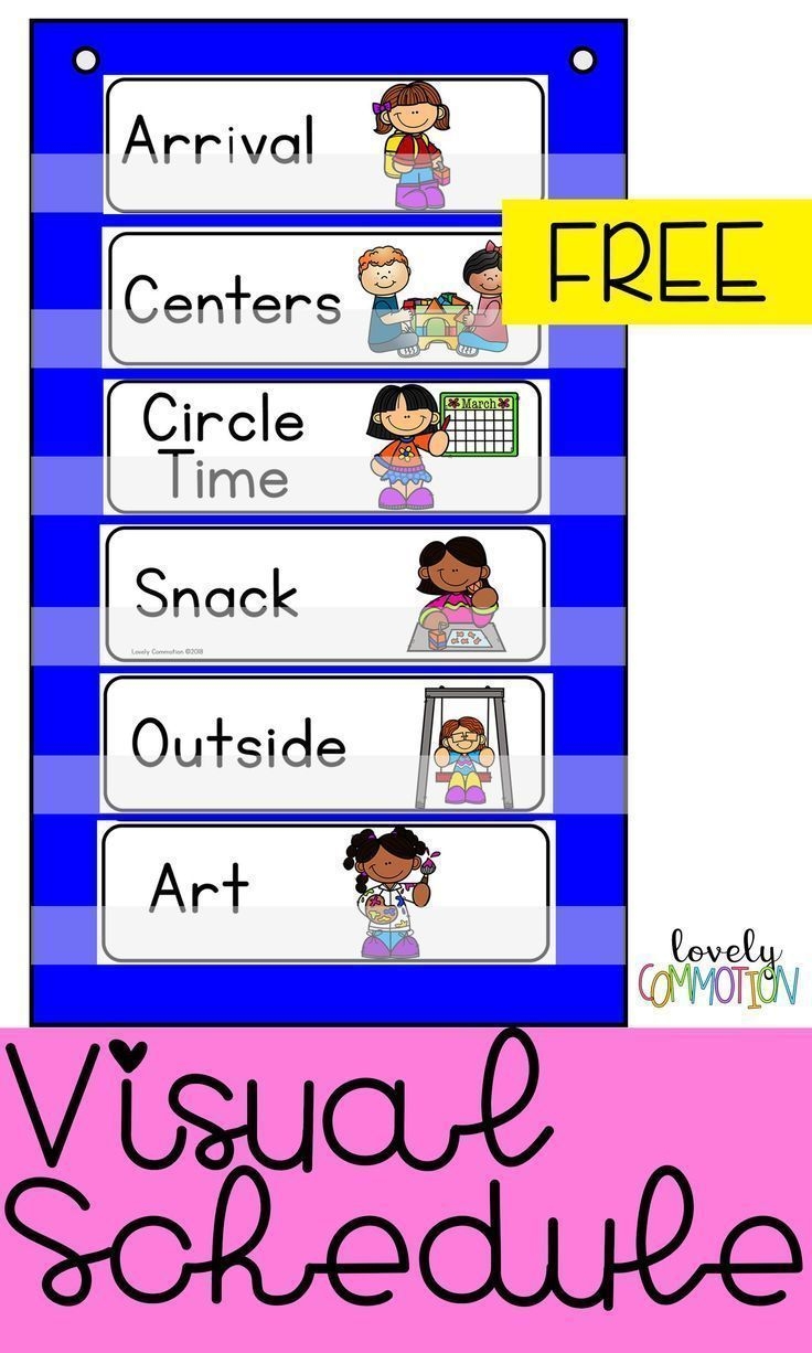 Printable Free Daily Preschool Schedule Template Disneyfopt